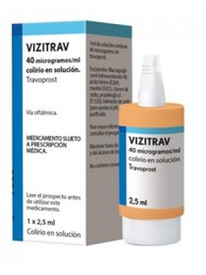 Vizitrav eye drops 2.5 ml.